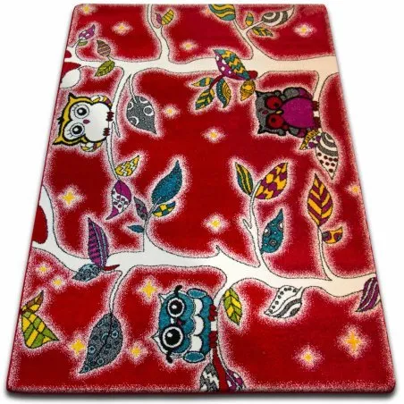 Dywan KIDS Forest czerwony C427