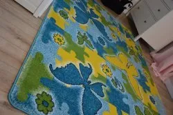 Dywan KIDS Butterfly niebieski C429