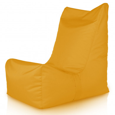 Yellow bean bag chair distinto outdoor