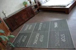 DYWAN SZNURKOWY SIZAL FLOORLUX 20275 YOLO czarny / srebrny