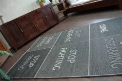DYWAN SZNURKOWY SIZAL FLOORLUX 20275 YOLO czarny / srebrny