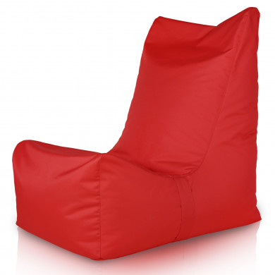 Red bean bag chair distinto outdoor