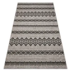 DYWAN SZNURKOWY SIZAL FLOORLUX 20510 srebrny / czarny