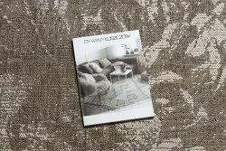 DYWAN SZNURKOWY SIZAL FLOORLUX 20491 KWIATY szampański / ciemnoszary 