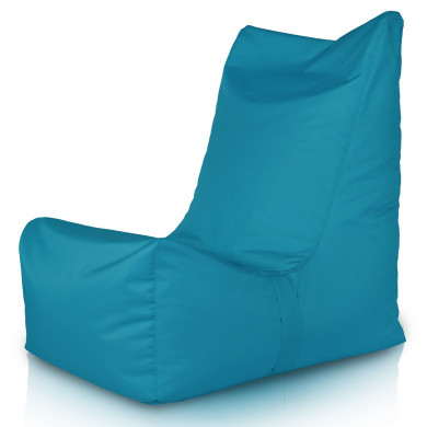 Blue bean bag chair distinto outdoor