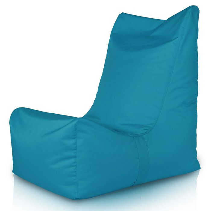Blue bean bag chair distinto outdoor