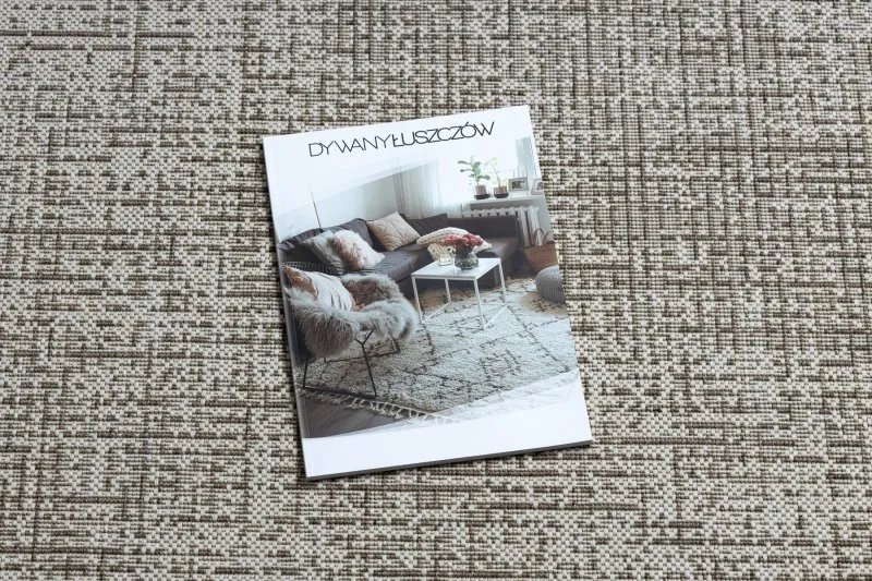 DYWAN SZNURKOWY SIZAL FLOORLUX 20401 Ramka szampański / taupe