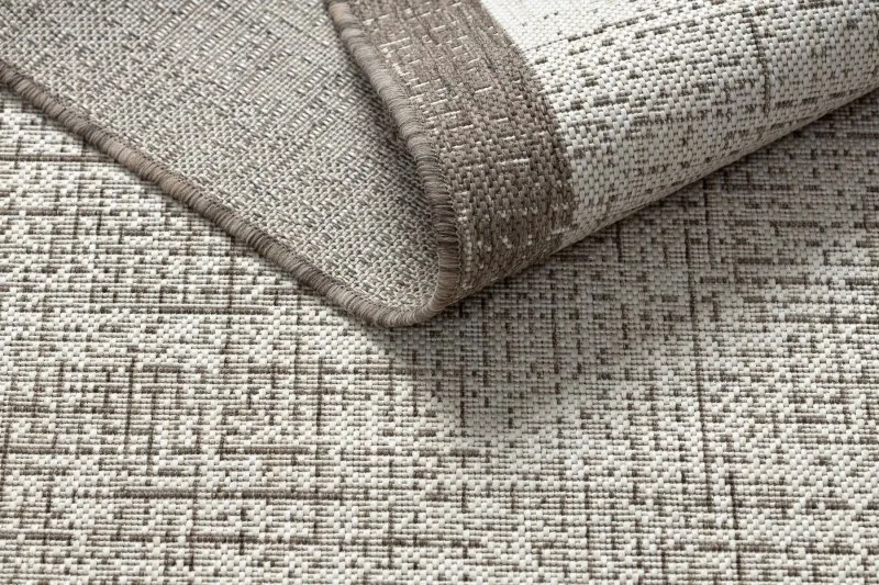 DYWAN SZNURKOWY SIZAL FLOORLUX 20401 Ramka szampański / taupe