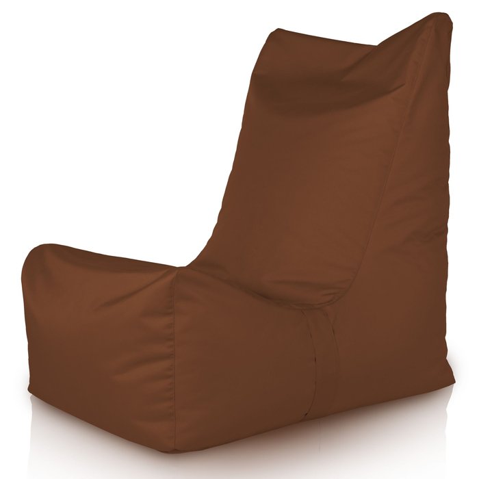 Brown bean bag chair distinto outdoor