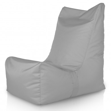 Light gray bean bag chair distinto outdoor