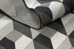 Dywan SZNURKOWY SIZAL FLAT 48624/690 KOSTKI 3D