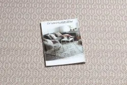 Dywan SZNURKOWY SIZAL FLAT 48603/526 Oczka krem róż