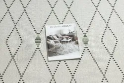 Dywan SZNURKOWY SIZAL COLOR 19443/062 Romby Krem
