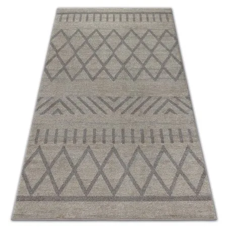 Dywan SOFT 8034 ETNO BOHO krem / jasny brąz