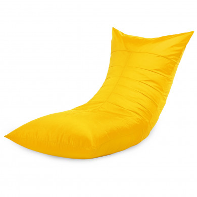 Yellow bean bag chair Positano outdoor