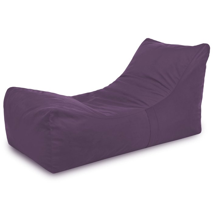 Purple bean bag chair lounge Ateny velvet