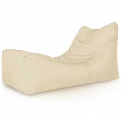 Creamy bean bag chair lounge Ateny outdoor
