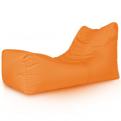 Orange bean bag chair lounge Ateny outdoor