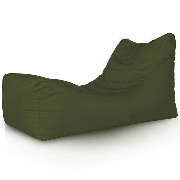 Dark green bean bag chair lounge Ateny outdoor