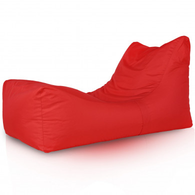 Red bean bag chair lounge Ateny outdoor