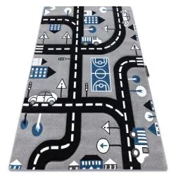 Carpet PETIT CITY STREETS grey