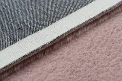 Carpet BUNNY pink IMITATION OF RABBIT FUR
