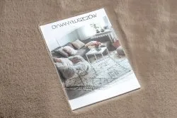 Dywan BUNNY taupe beż IMITACJA FUTRA KRÓLIKA