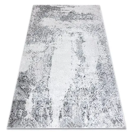Dywan MEFE nowoczesny  8731 Przecierany vintage - Strukturalny, dwa poziomy runa szary