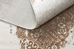 Dywan MEFE nowoczesny 8731 Rozeta vintage przecierany - Strukturalny, dwa poziomy runa beż