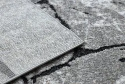 Dywan nowoczesny COZY 8985 Brick Kostka brukowa, kamień - Strukturalny, dwa poziomy runa szary