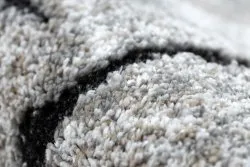 Dywan nowoczesny COZY 8985 Brick Kostka brukowa, kamień - Strukturalny, dwa poziomy runa szary