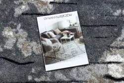 Dywan nowoczesny COZY 8876 Rio - Strukturalny, dwa poziomy runa szary