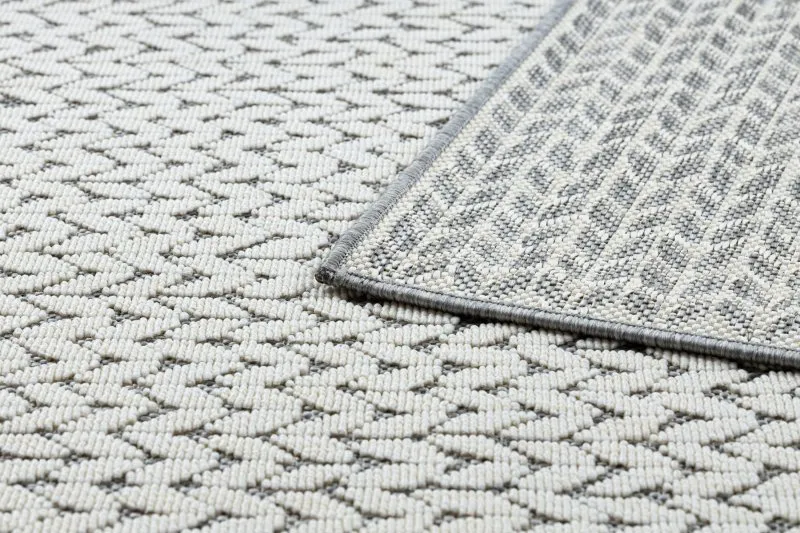 Dywan SPRING 20467332 Jodełka, chevron sznurkowy, pętelkowy - krem