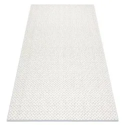 Dywan SPRING 20467558 Jodełka, chevron sznurkowy, pętelkowy - beż
