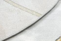 Dywan EMERALD ekskluzywny 1015 koło - glamour, stylowy marmur, geometryczny czarny / złoty