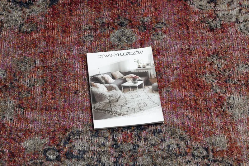 Dywan nowoczesny MUNDO E0691 ornament, vintage outdoor czerwony / beż