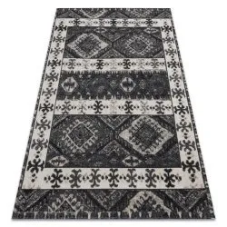 Dywan nowoczesny MUNDO E0651 etniczny outdoor beż / czarny