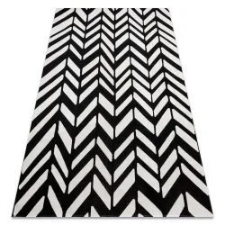 Dywan nowoczesny MUNDO E0571 jodełka, chevron outdoor beż / czarny