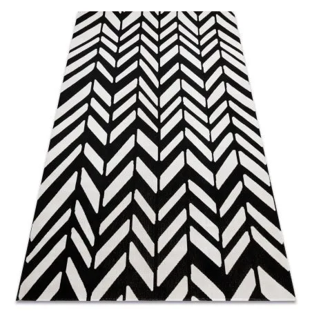 Dywan nowoczesny MUNDO E0571 jodełka, chevron outdoor beż / czarny