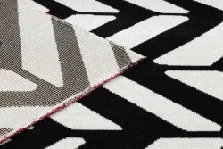 Dywan nowoczesny MUNDO E0571 jodełka, chevron outdoor beż / czarny