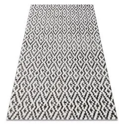 Dywan nowoczesny MUNDO E0621 geometryczny outdoor beż / czarny