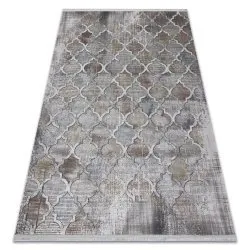 Modern LUCE 75 carpet Trellis vintage - structural grey / mustard