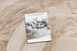 Dywan POSH Shaggy camel, beż gruby, pluszowy, antypoślizgowy, do prania