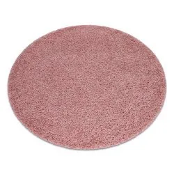 Carpet SOFFI circle shaggy 5cm blush pink