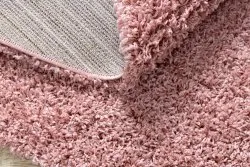 Dywan SOFFI koło shaggy 5cm różowy