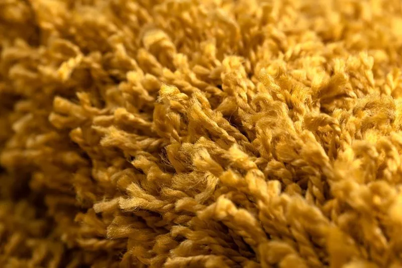 Dywan SOFFI koło shaggy 5cm złoty