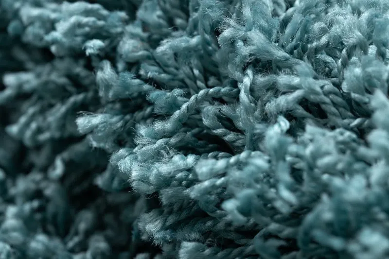 Dywan SOFFI koło shaggy 5cm niebieski