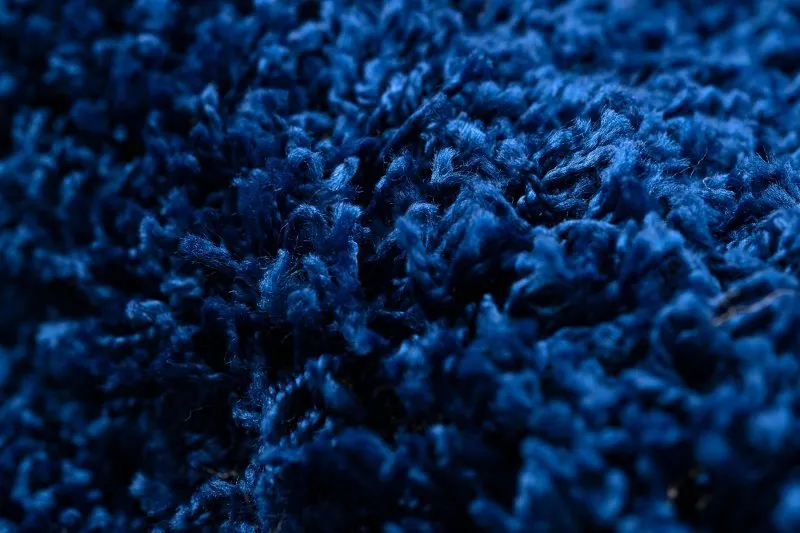 Dywan SOFFI koło shaggy 5cm granat