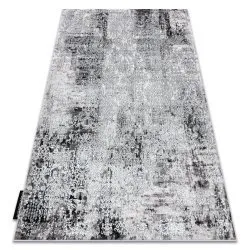Modern DE LUXE carpet 2081 ornament vintage - structural cream / grey