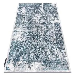 Modern DE LUXE carpet 2082 ornament vintage - structural cream / grey